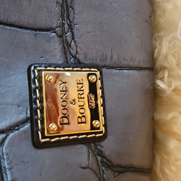 Dooney & Bourke BRENNA Croc Handbag - Picture 2 of 12